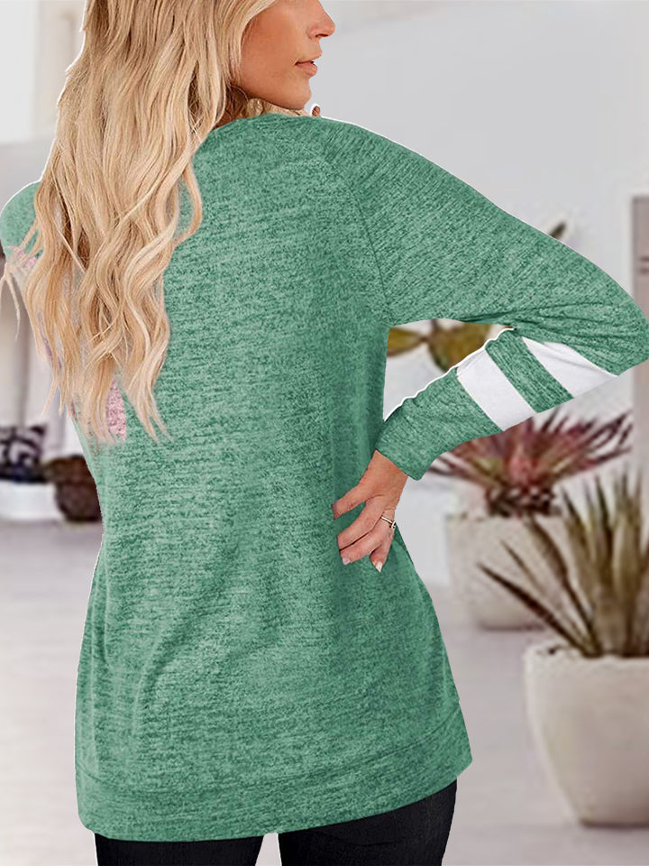 V-Neck Raglan Sleeve T-Shirt - Classique Collection