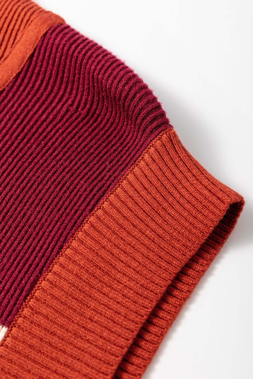 Striped Quarter Zip Cap Sleeve Sweater Dress - ClassiQ