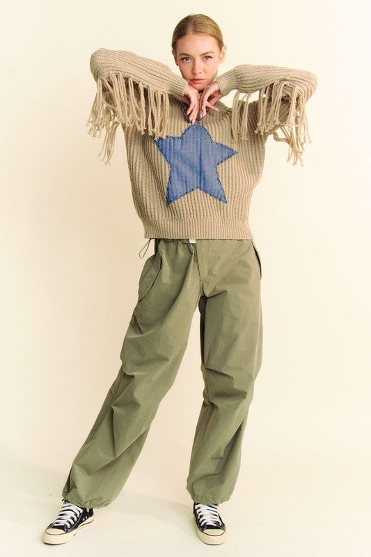 Davi & Dani Drawstring Baggy Pants with Pockets - Classique Collection