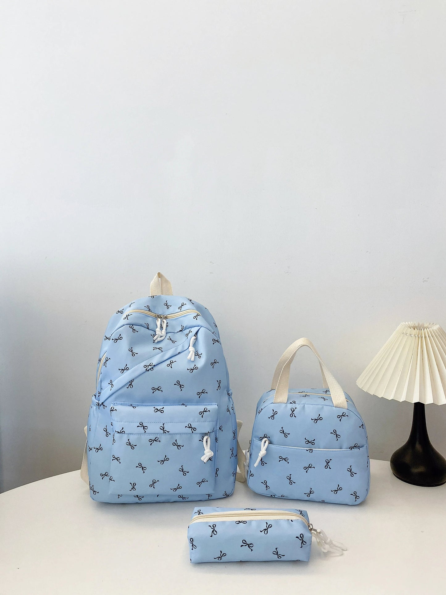 Bow Print 3 - Piece Bag SetBag