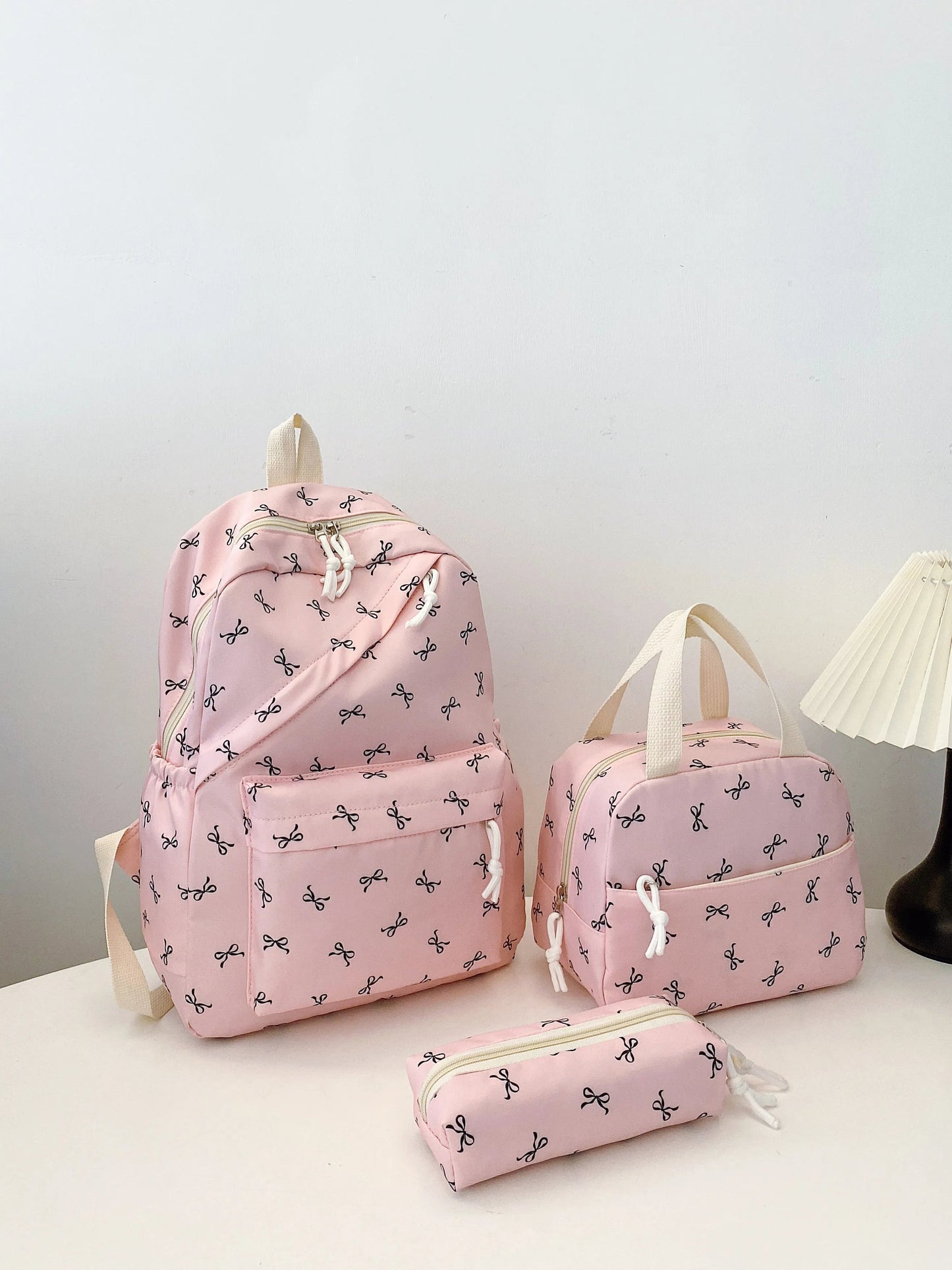 Bow Print 3 - Piece Bag SetBag