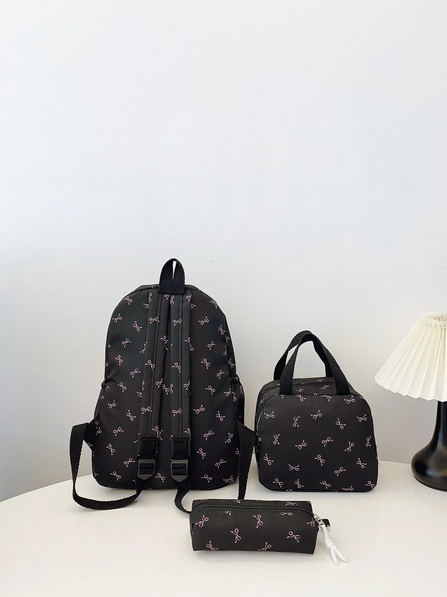 Bow Print 3 - Piece Bag SetBag