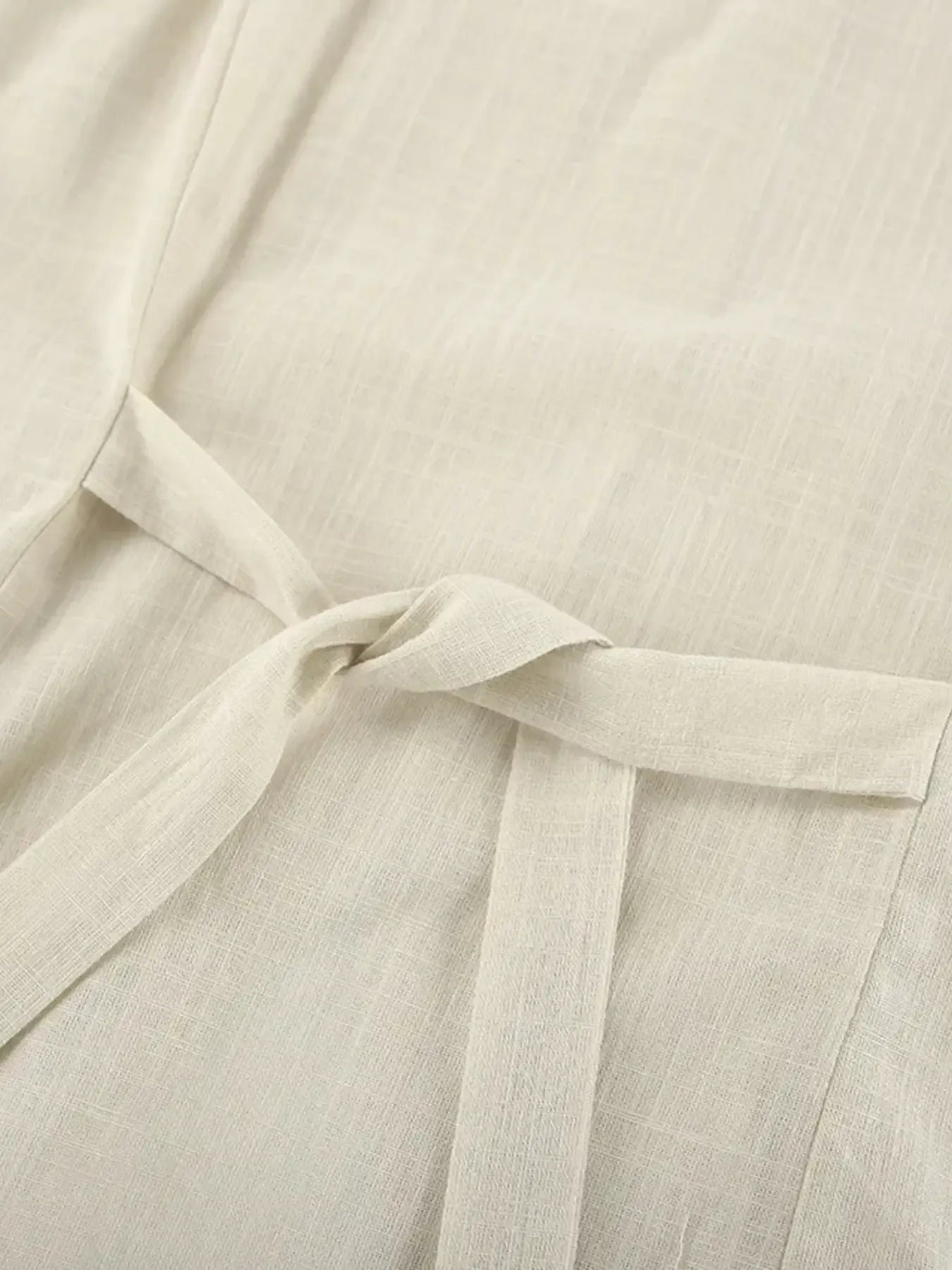 Button Up V - Neck Vest and Shorts Set