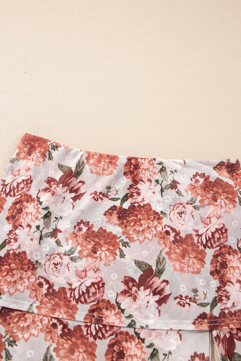 Floral Off-Shoulder Long Sleeve Bodysuit - Classique Collection