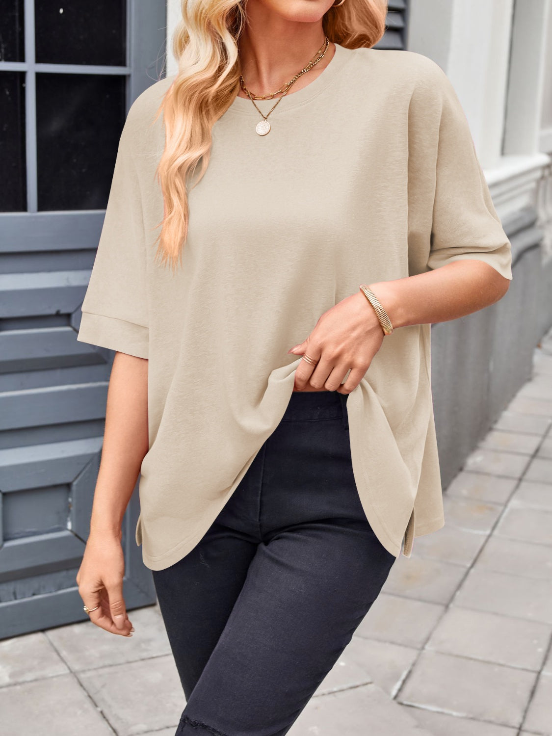 Lovelet Round Neck Half Sleeve T-Shirt - Classique Collection