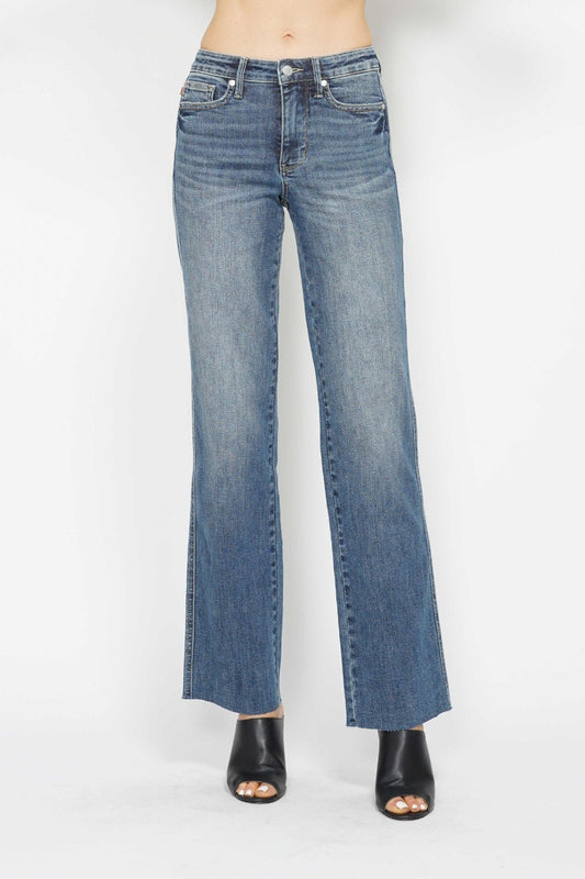 Judy Blue Full Size Tummy Control Straight Jeans - Classique Collection