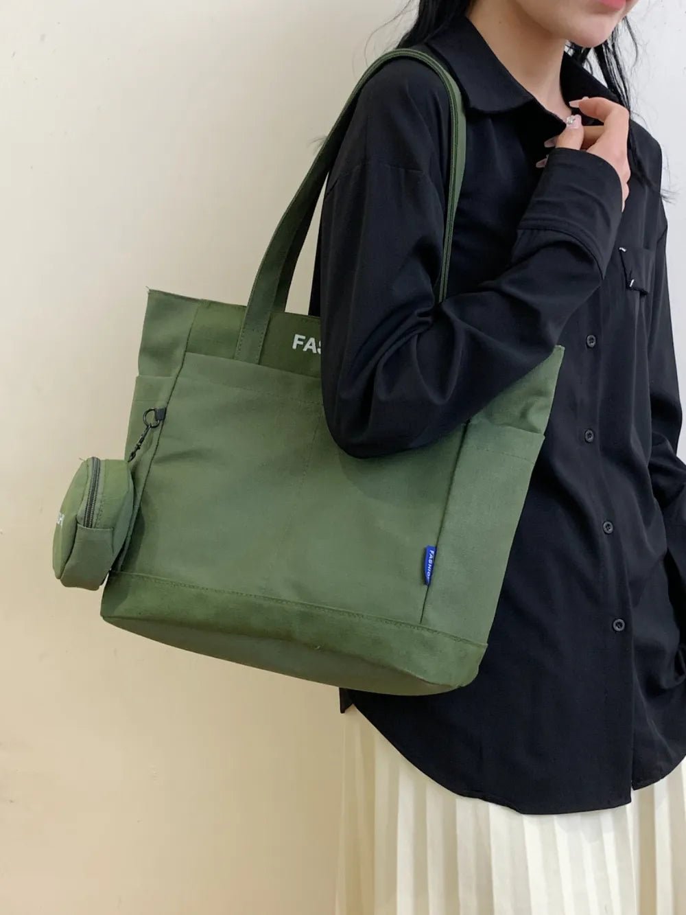 Canvas Tote Bag with PouchBag