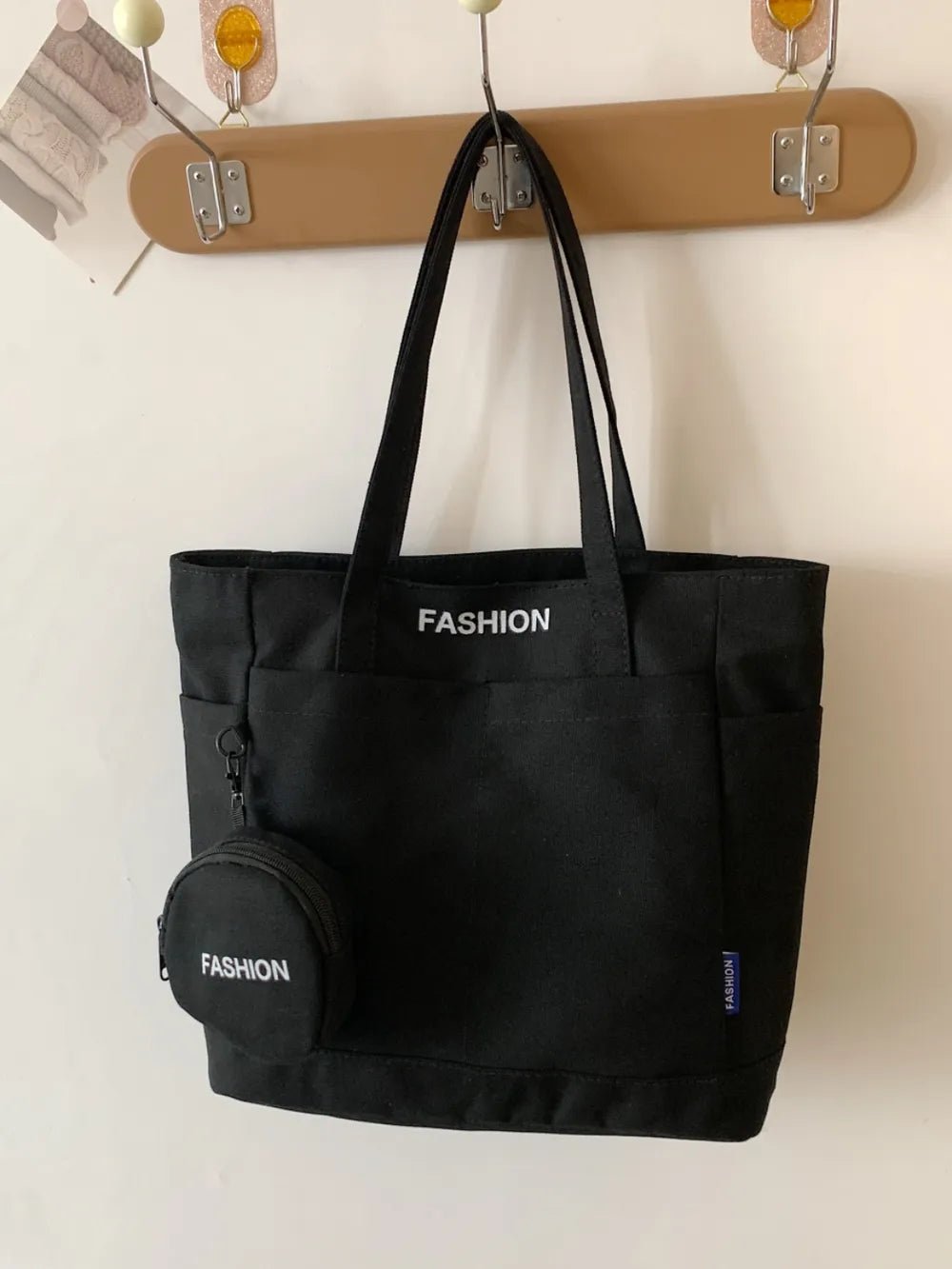 Canvas Tote Bag with PouchBag