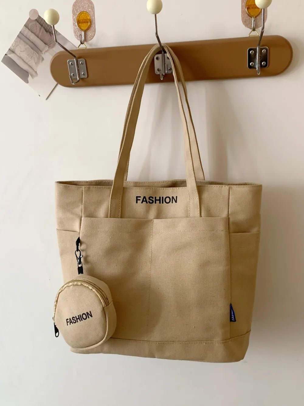 Canvas Tote Bag with PouchBag