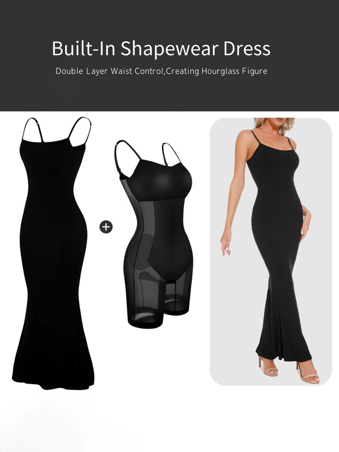 Basic Bae Built-In Shapewear Sleeveless Maxi Dress - Classique Collection