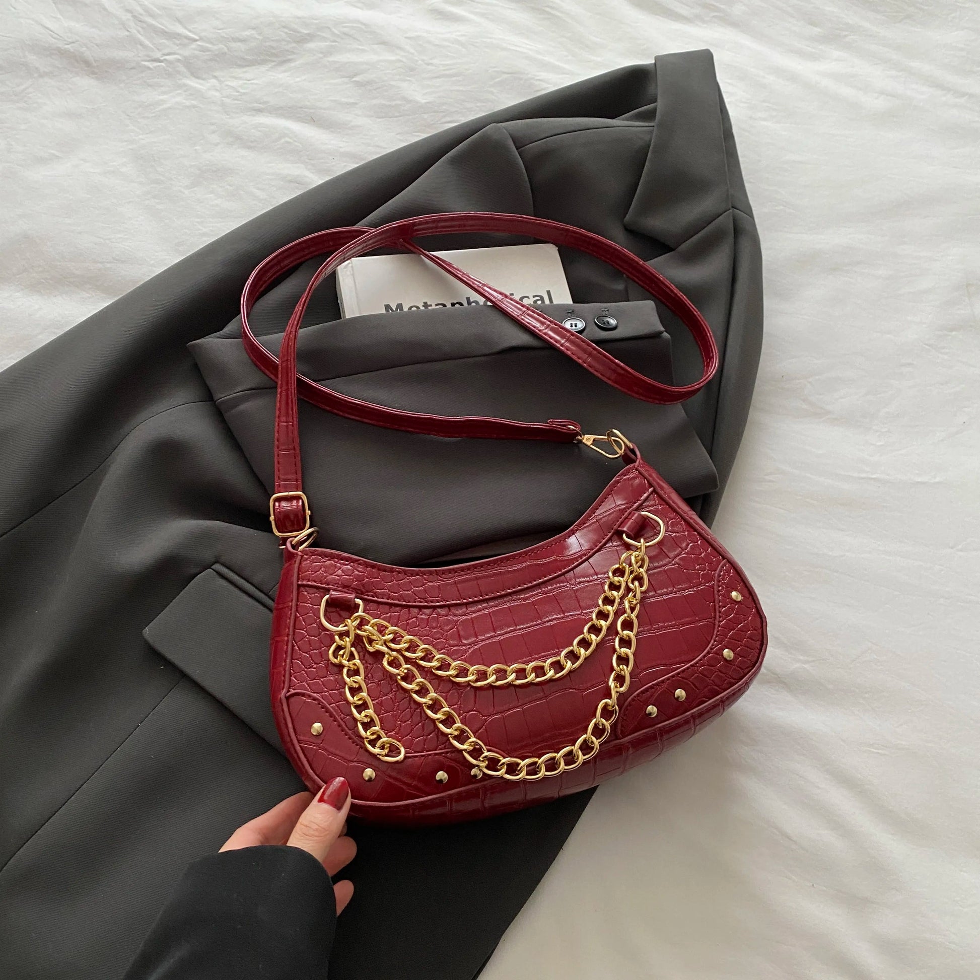 Chain - Embellished Shoulder BagBag