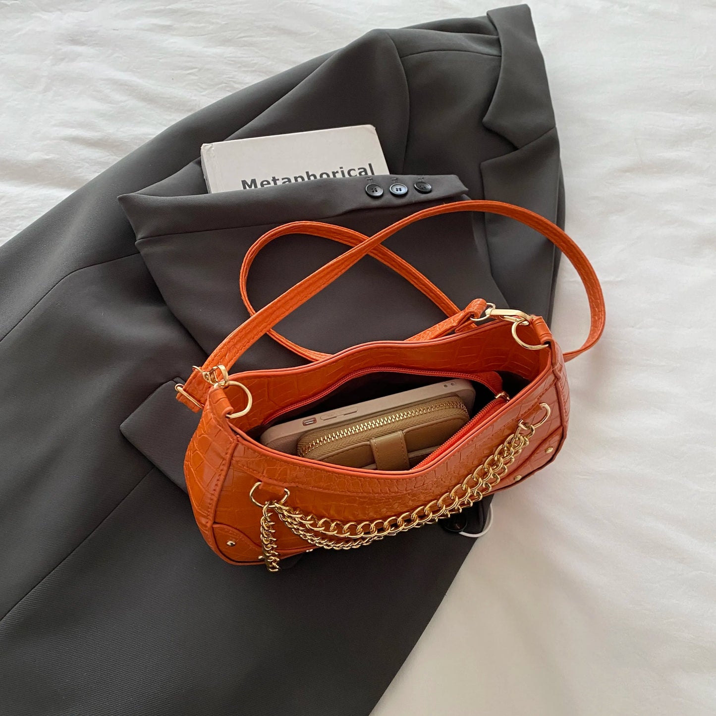 Chain - Embellished Shoulder BagBag