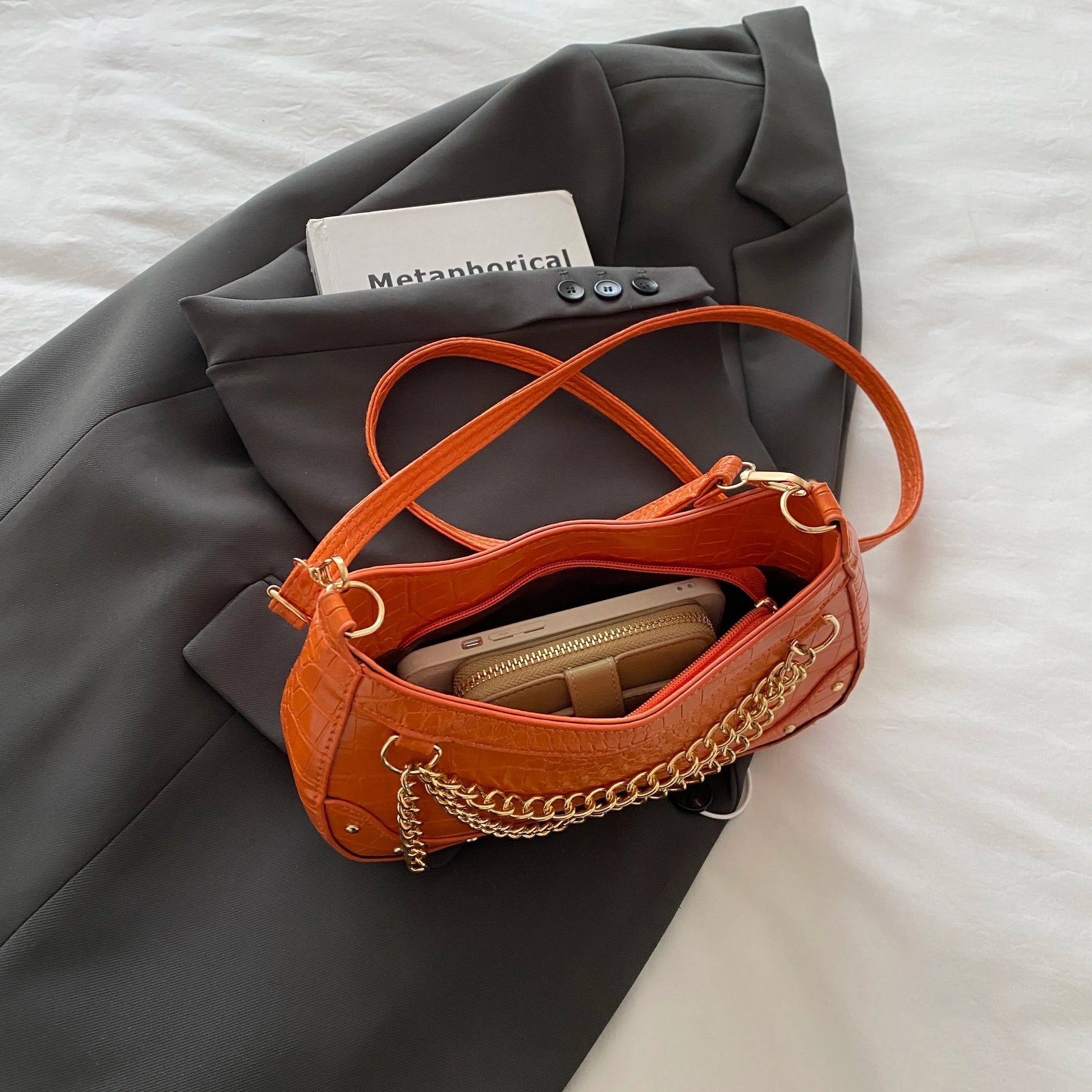 Chain - Embellished Shoulder BagBag