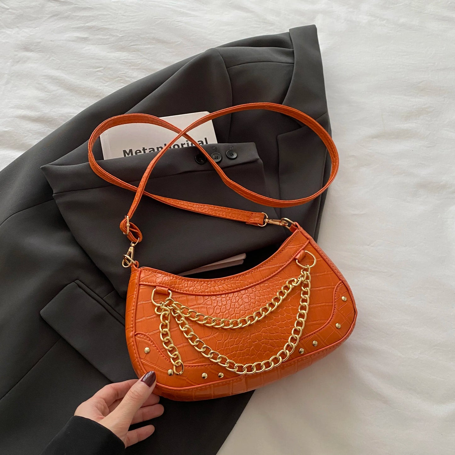 Chain - Embellished Shoulder BagBag