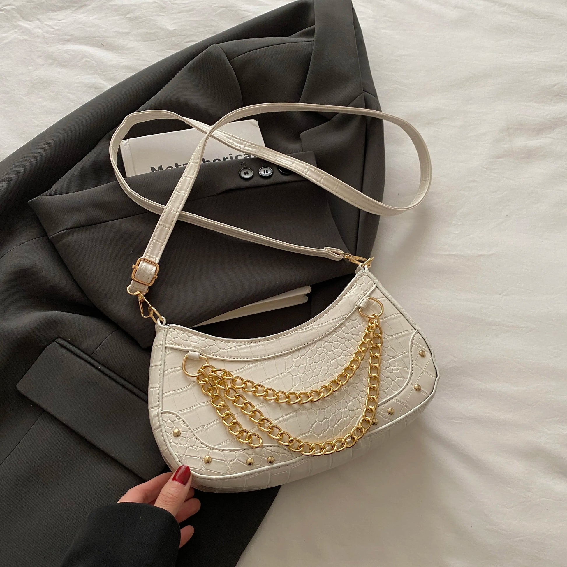 Chain - Embellished Shoulder BagBag