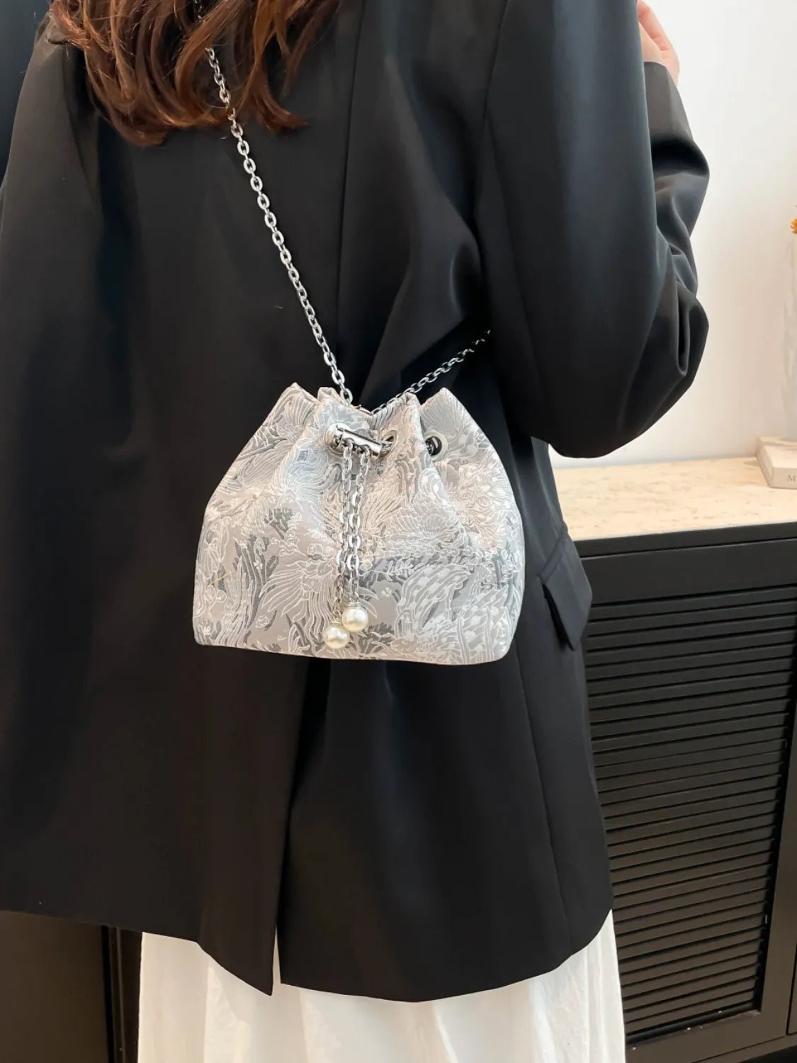 Chain Strap Bucket BagBag