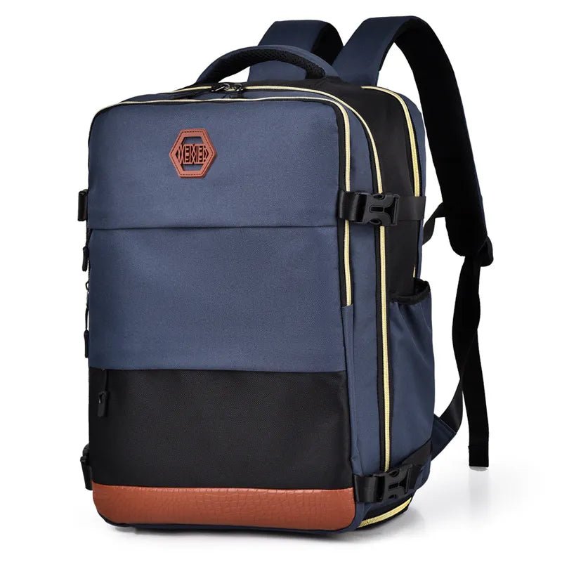 Color Block Multi - Pockets Backpack BagBag