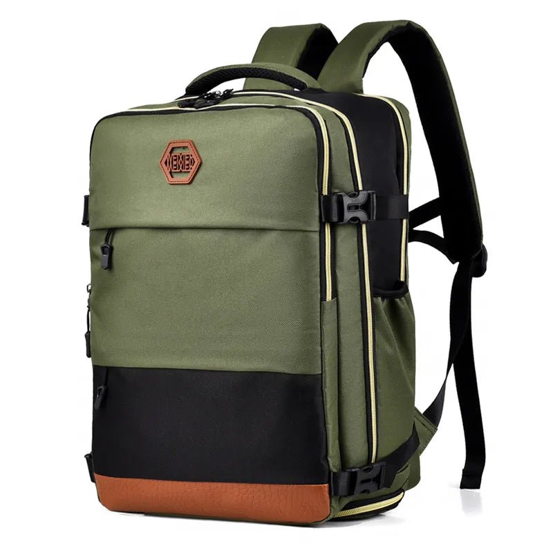 Color Block Multi - Pockets Backpack BagBag