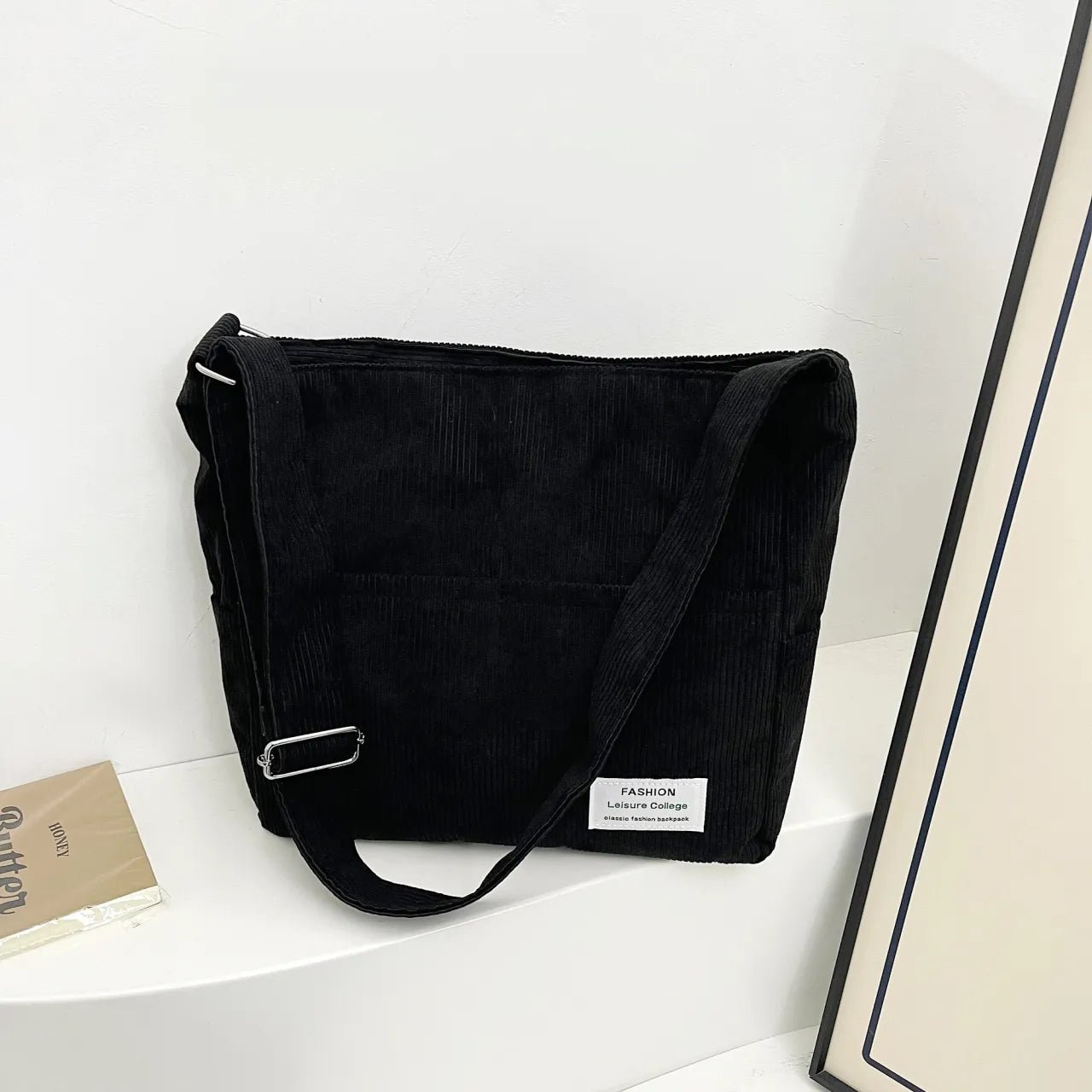 Corduroy Crossbody Messenger BagBag