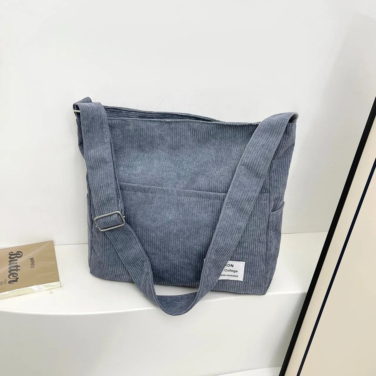 Corduroy Crossbody Messenger BagBag