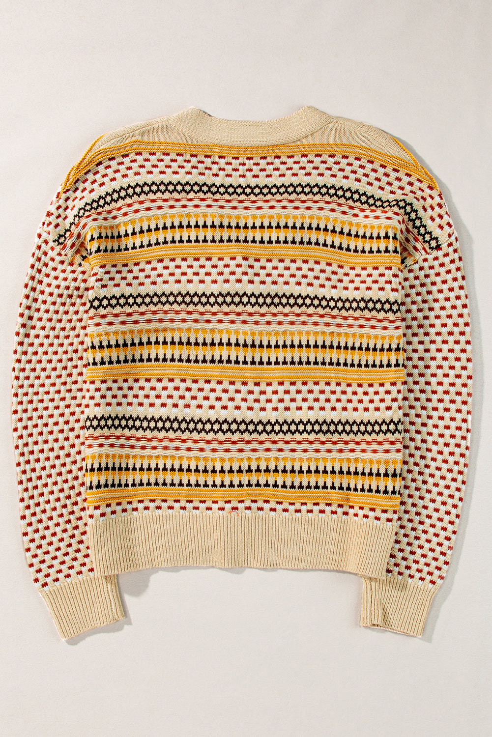 Button Down Long Sleeve Cardigan - ClassiQ