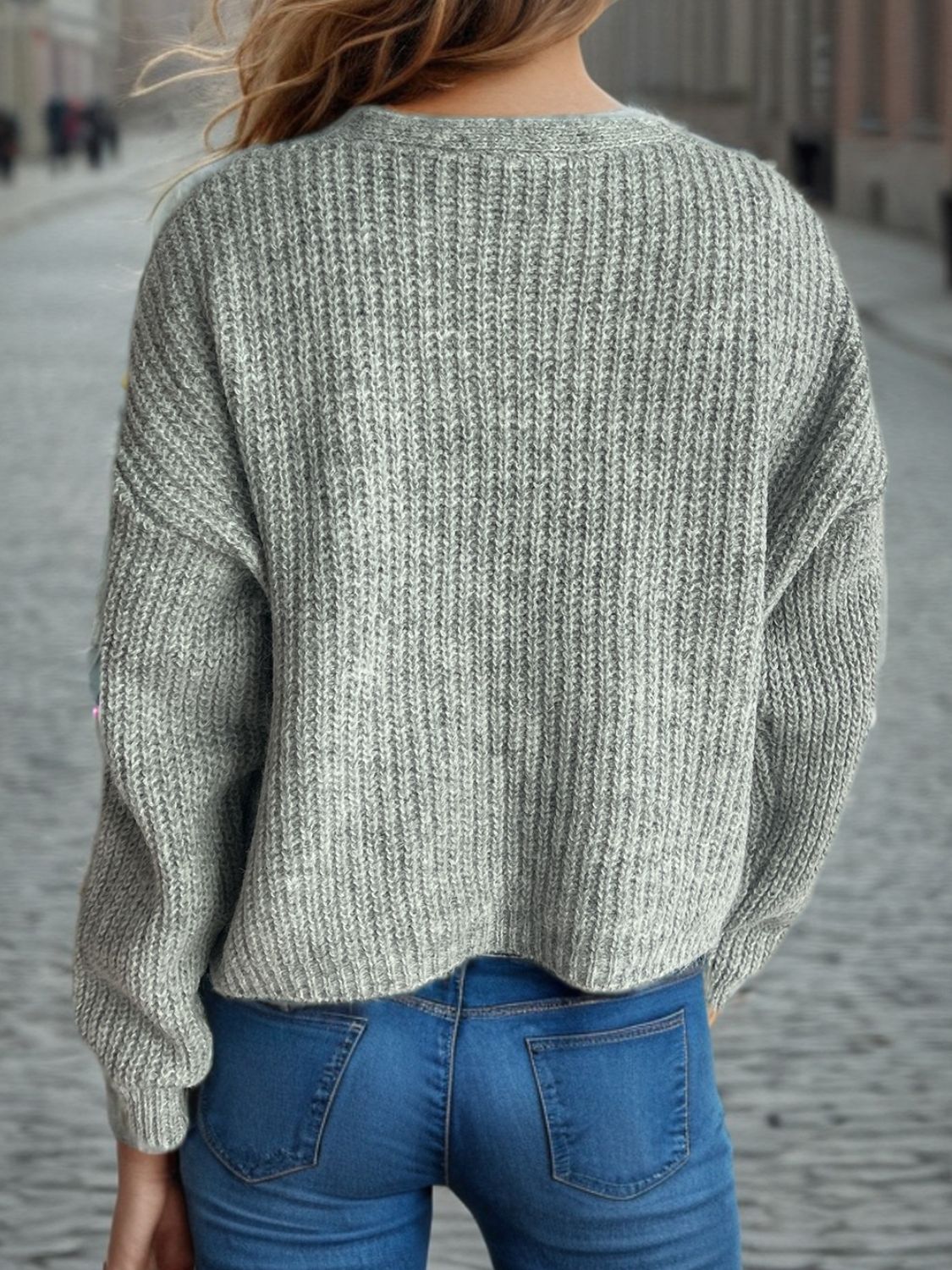 Button Down Long Sleeve Cardigan - ClassiQ