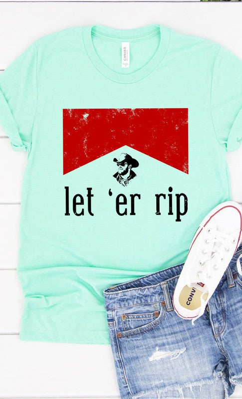 Let Er Rip Graphic Tee PLUS - Classique Collection