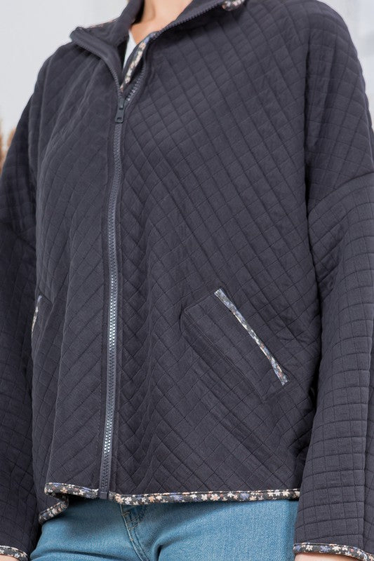 Quilt Jacket with Pockets - Classique Collection