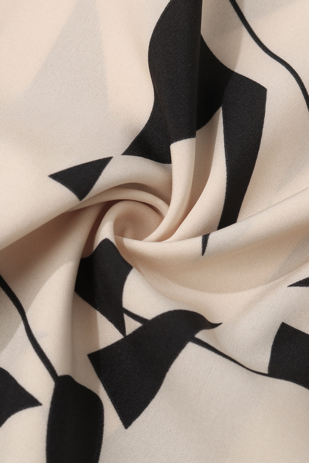 Perfee Printed Johnny Collar Blouse - Classique Collection