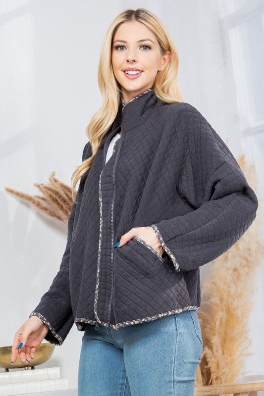 Quilt Jacket with Pockets - Classique Collection