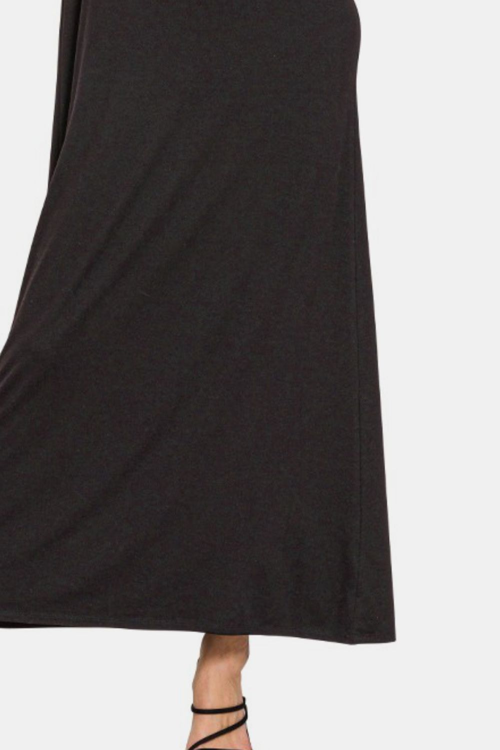 Zenana Scoop Neck Wide Strap Tank Dress - Classique Collection