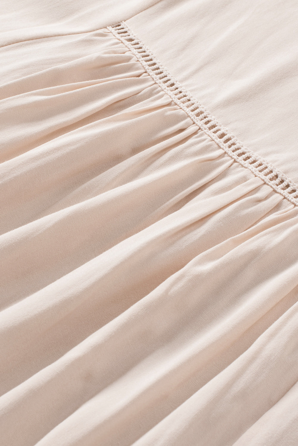 V-Neck Flounce Sleeve Babydoll Blouse - Classique Collection