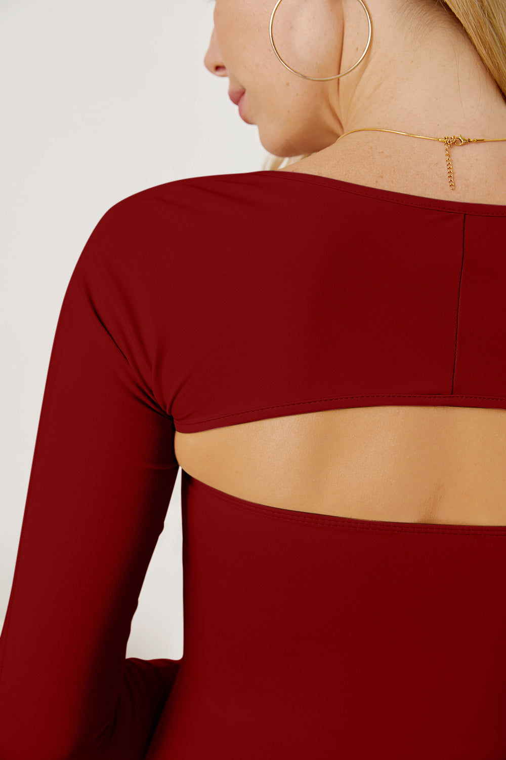 Cutout Raglan Sleeve Bolero and Tube Top - Classique Collection