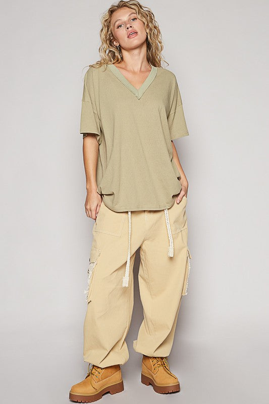 POL V-Neck Half Sleeve T-Shirt - Classique Collection