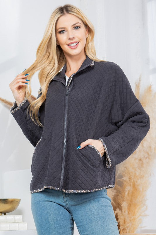 Quilt Jacket with Pockets - Classique Collection