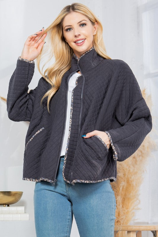 Quilt Jacket with Pockets - Classique Collection