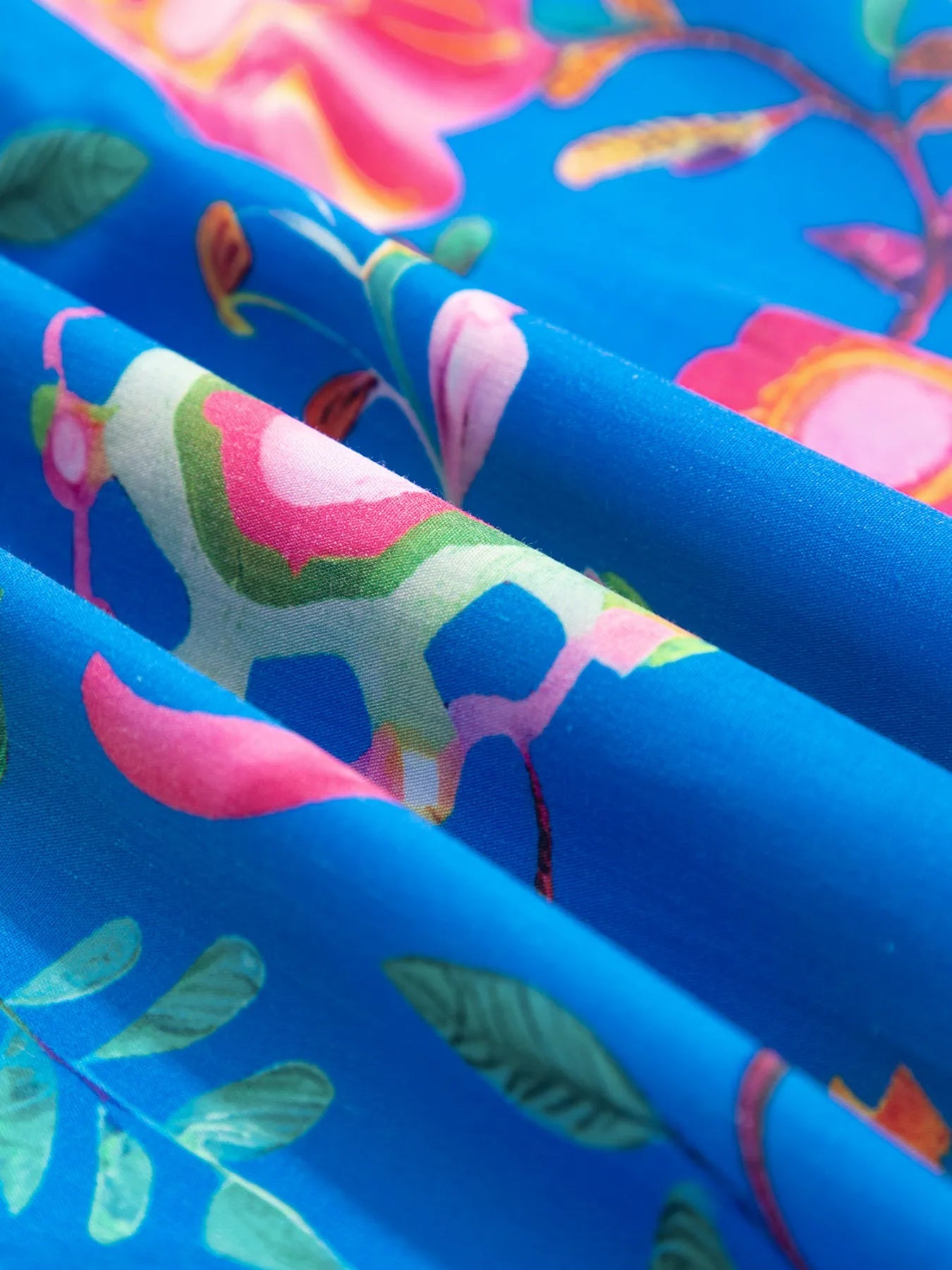 Floral Print Button - Up Short Sleeve Shirt