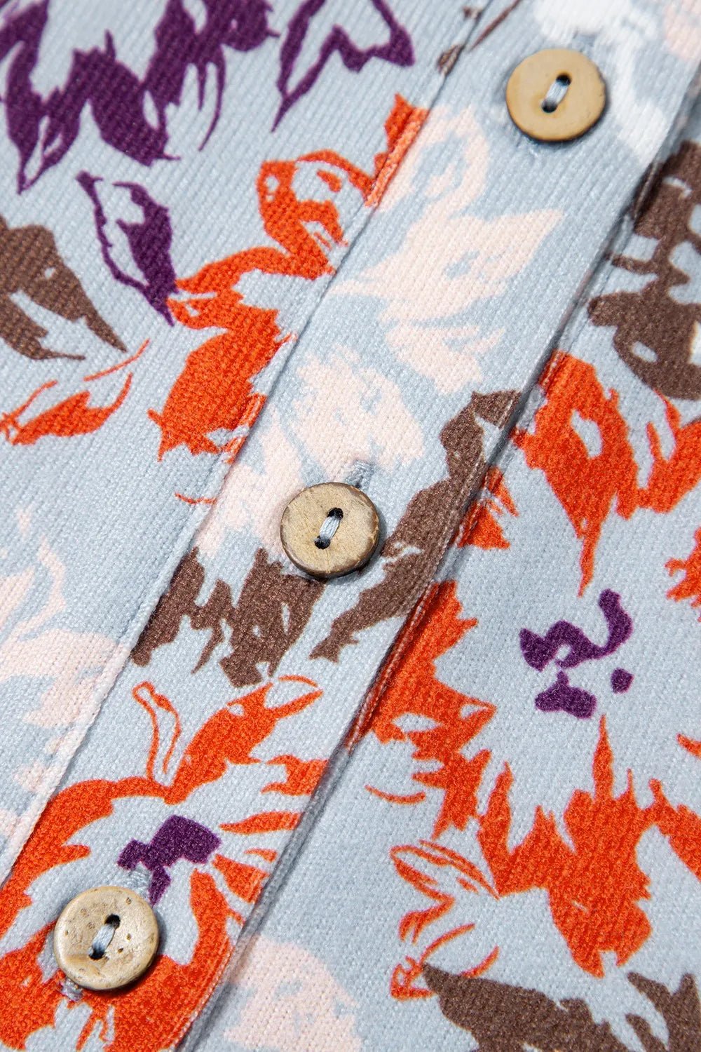 Floral Sleeveless Button Front Wide Leg Jumpsuit