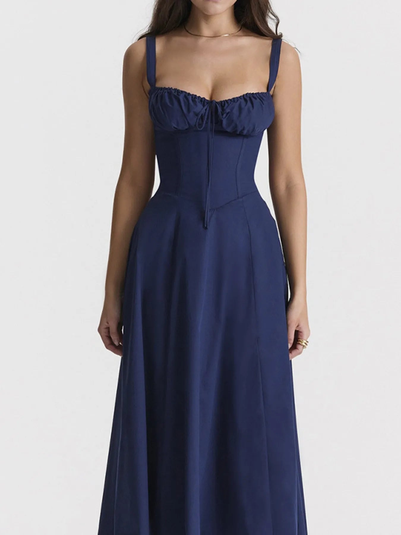 Full Size Slit Sweetheart Neck Cami Dress Plus Size