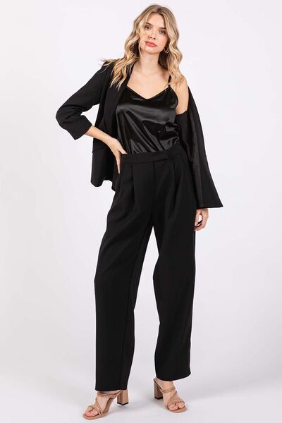 GeeGee High - Waisted Pleated Pants