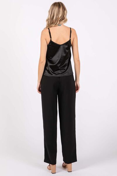 GeeGee High - Waisted Pleated Pants