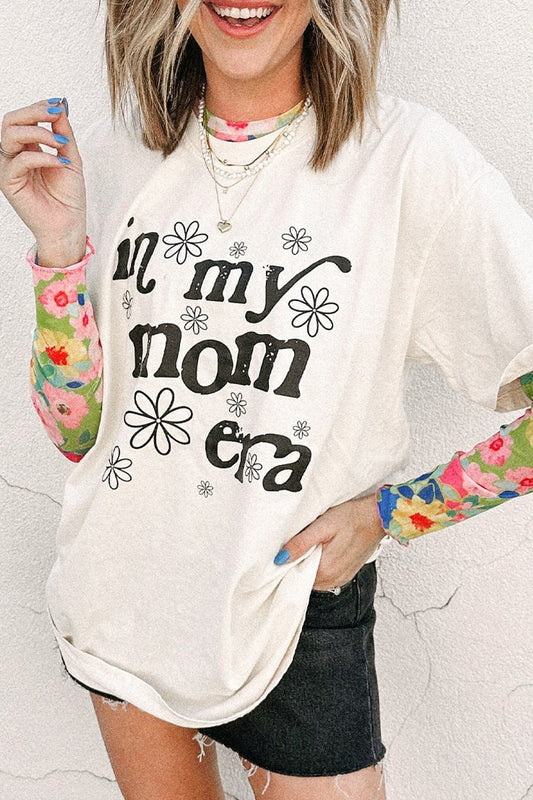 IN MY MOM ERA Round Neck Short Sleeve T-Shirt - ClassiQ