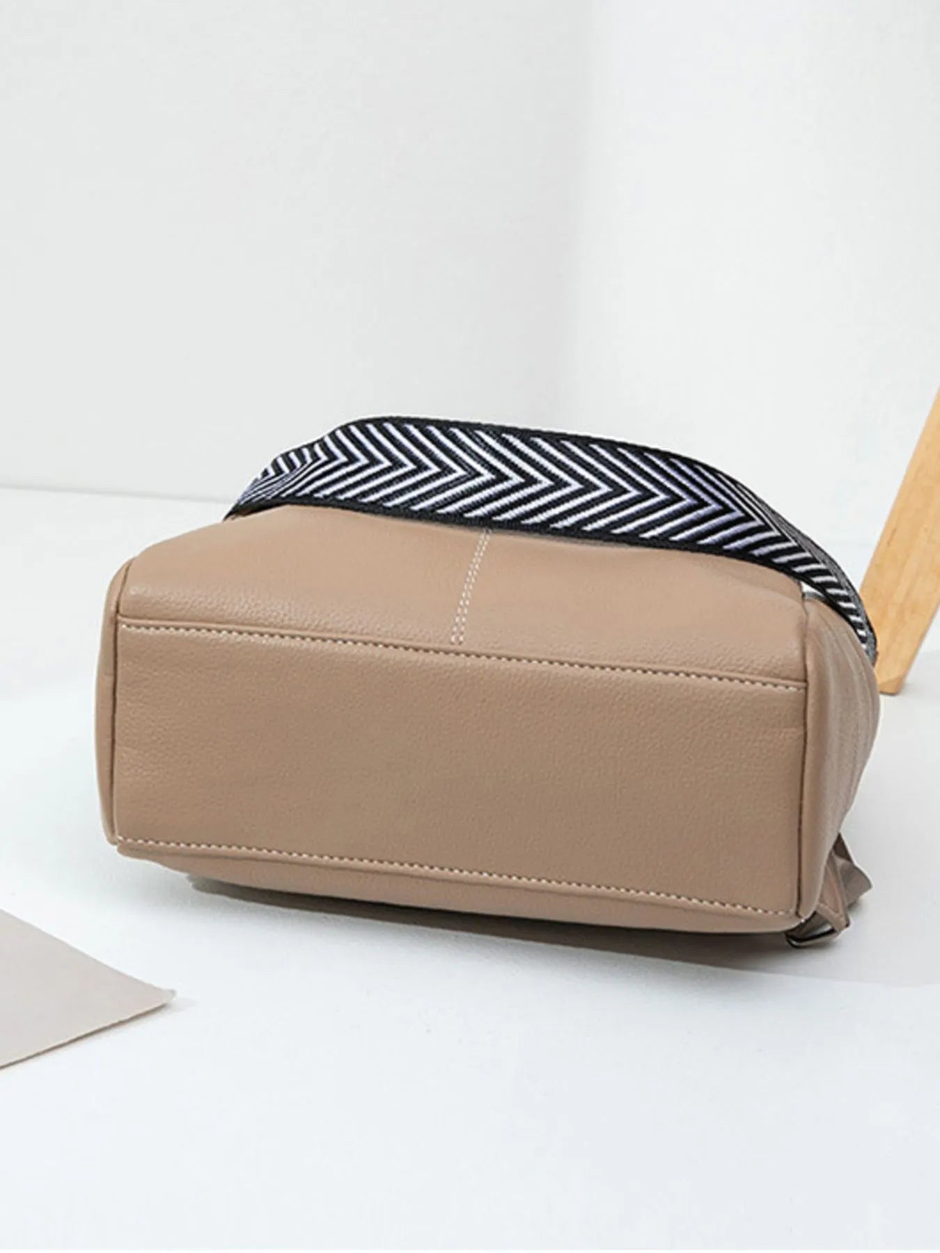 Leather Multi - Compartment Backpack Bag