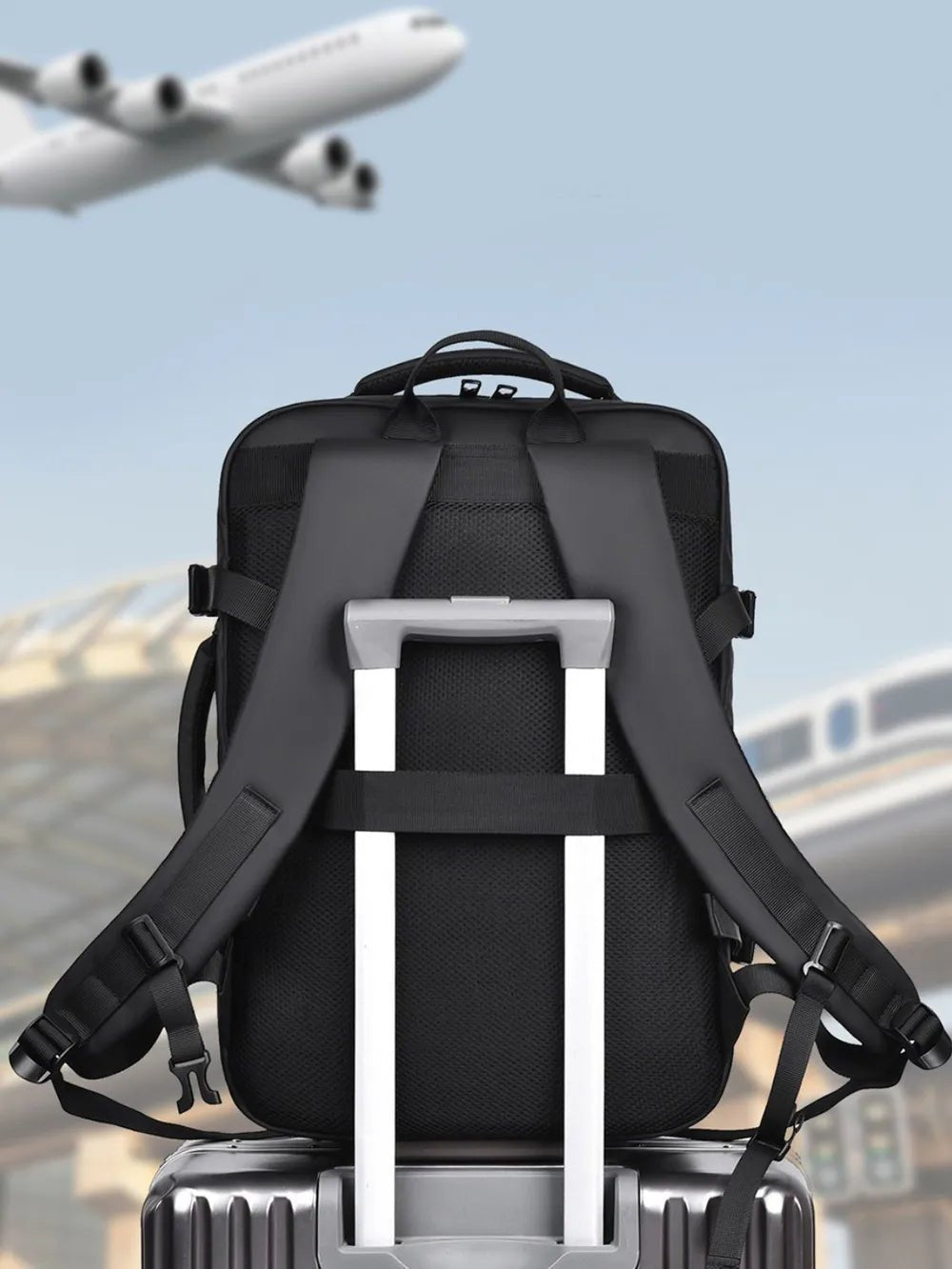 Multi - Pockets Adjustable Straps Backpack BagBag