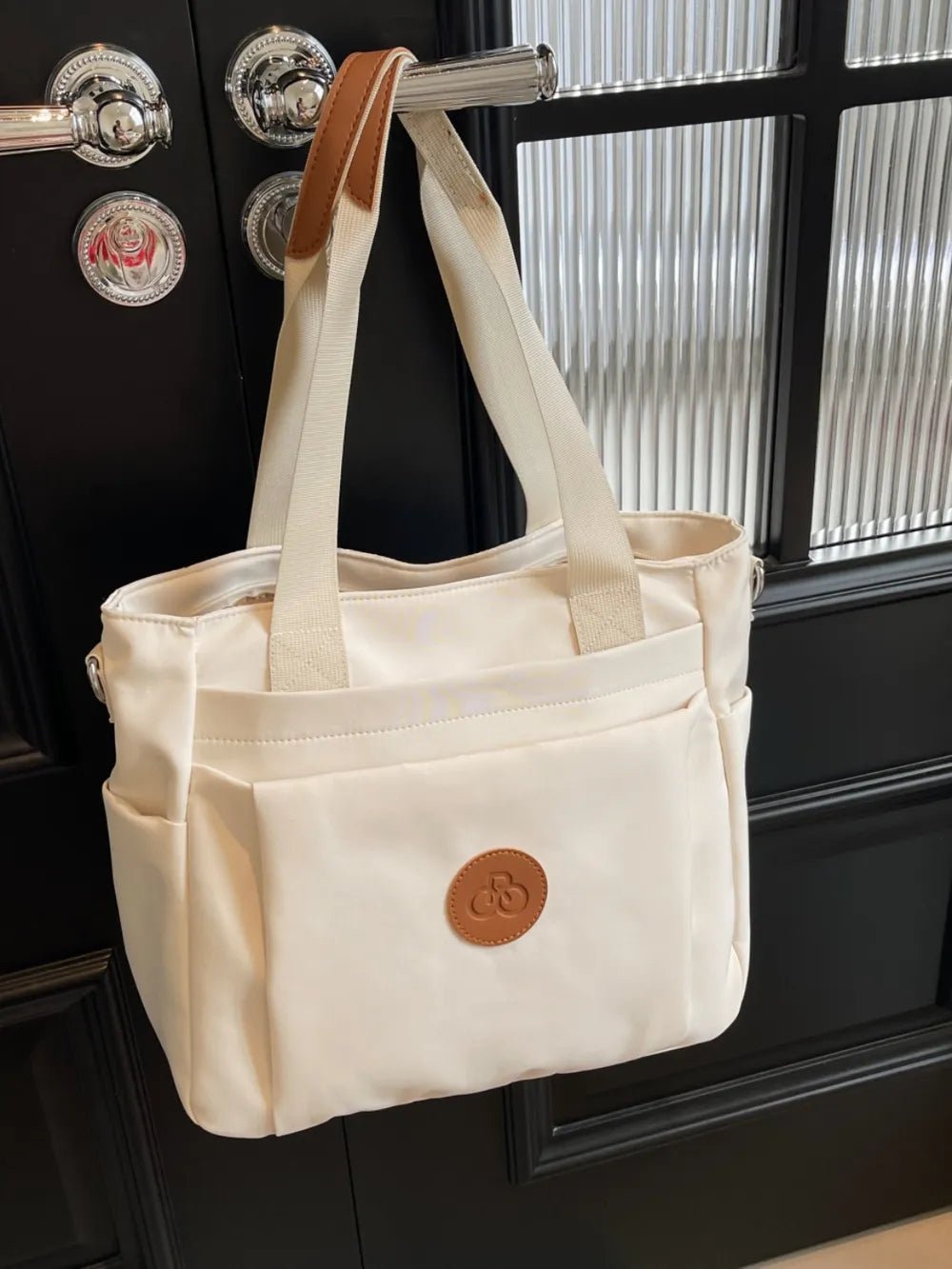 Nylon Solid Color Tote BagBag