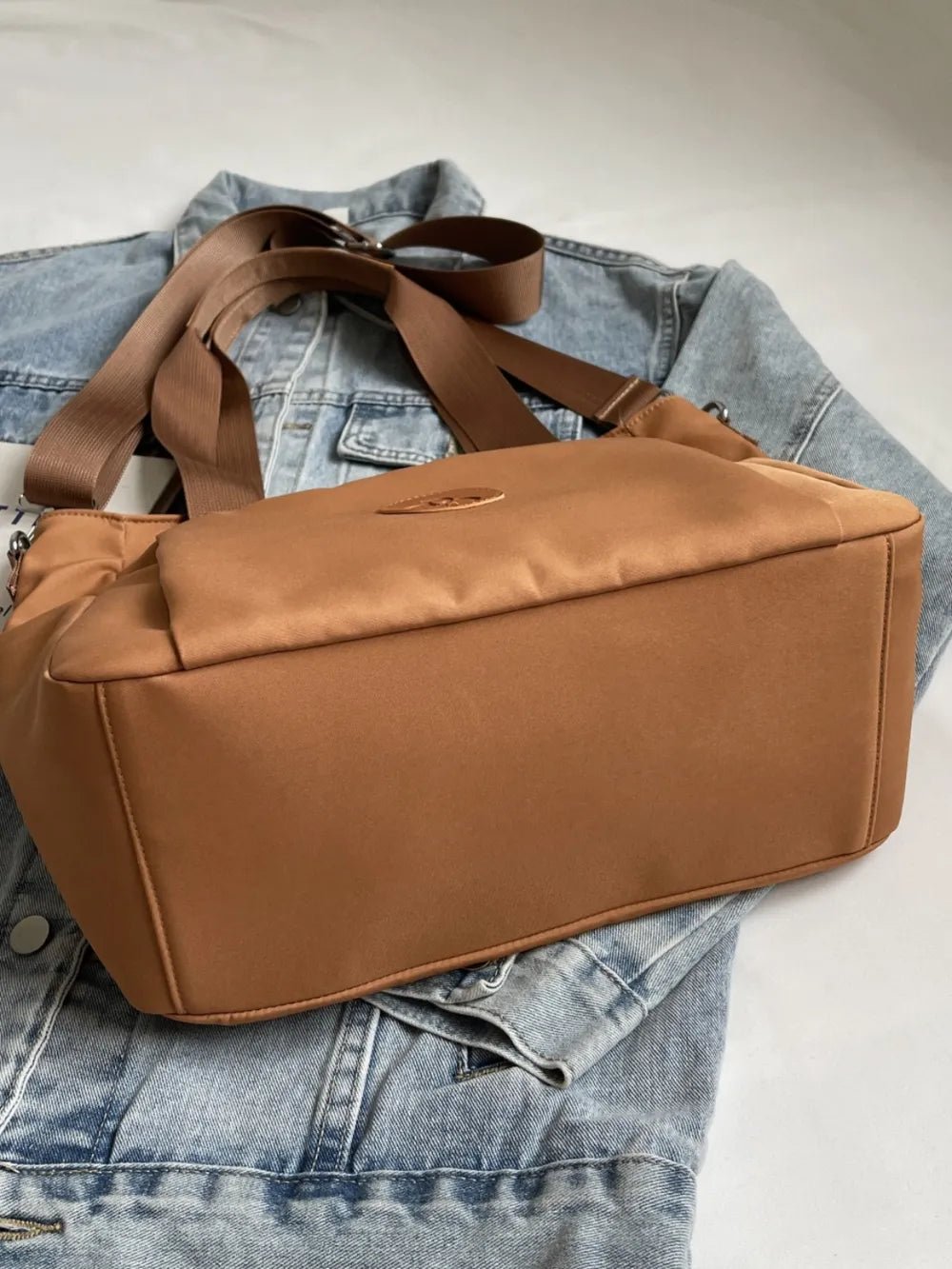 Nylon Solid Color Tote BagBag