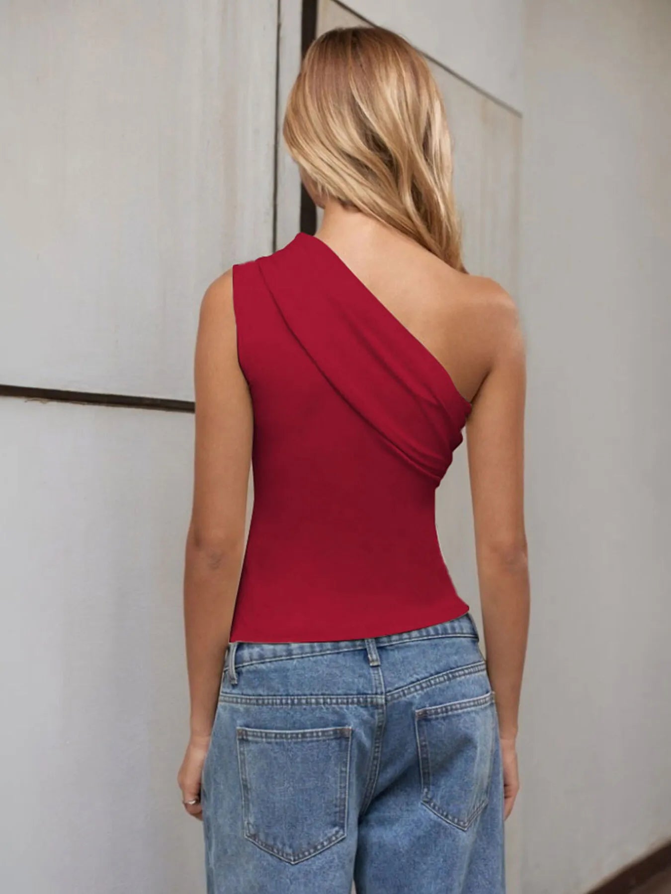 One - Shoulder Tank Top