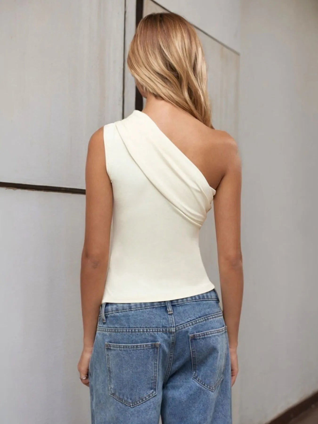 One - Shoulder Tank Top