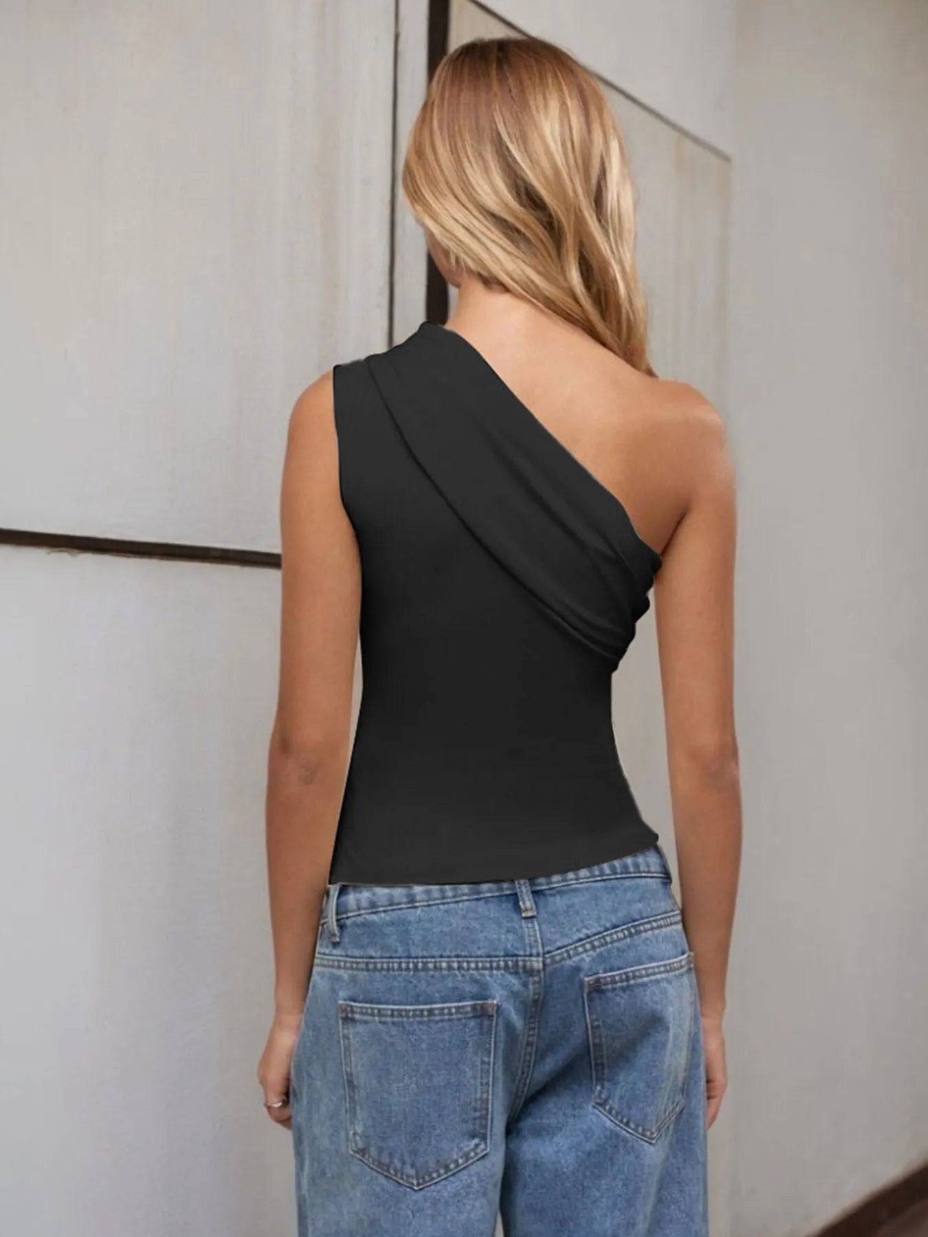 One - Shoulder Tank Top