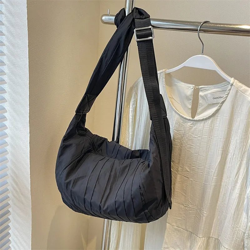 Pleated Dumpling Crossbody BagBag